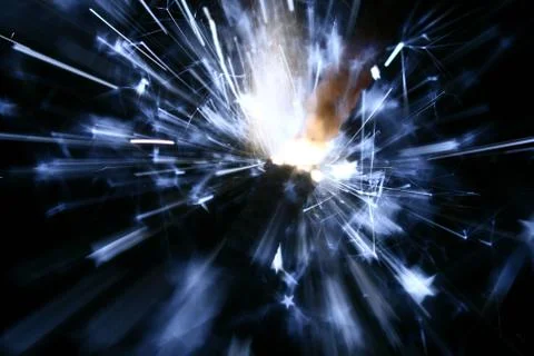 Sparkler fire Foto stock