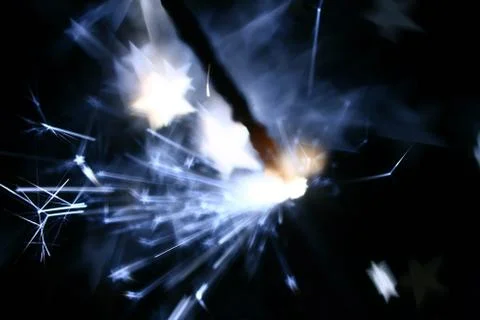 Sparkler fire Foto stock
