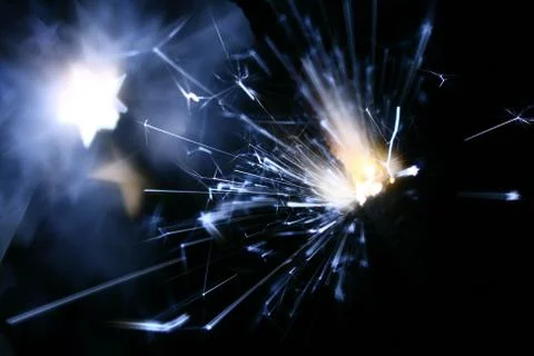 Sparkler fire Foto stock