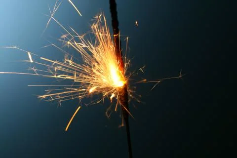 Sparkler fire Foto stock