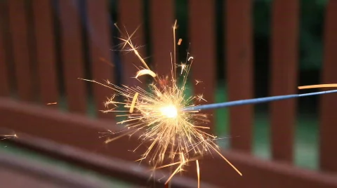 Sparkler Stock-Footage 633334
