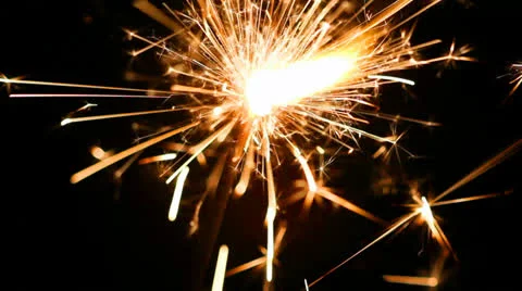 Sparkler Stock Footage 27110314