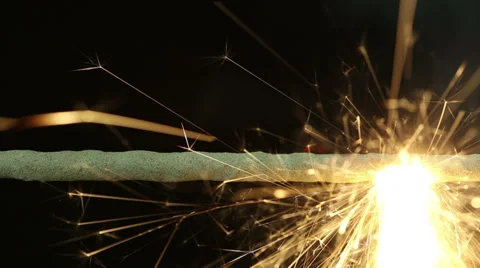 Sparkler Stock Footage 33792743