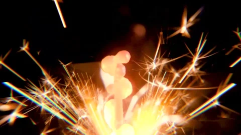 Sparkler 스톡 동영상 178547104