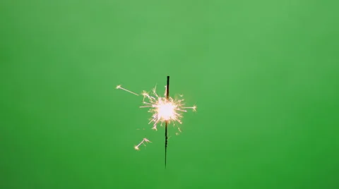 Sparkler on green screen 4K Vidéo 46209725