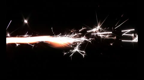 Sparkler HD Stock Footage 66364714