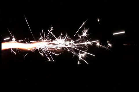 Sparkler HD Stock Footage 66364715