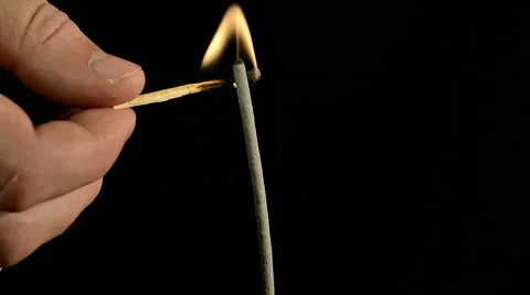 Sparkler lit by Hand Stock Footage 49100289