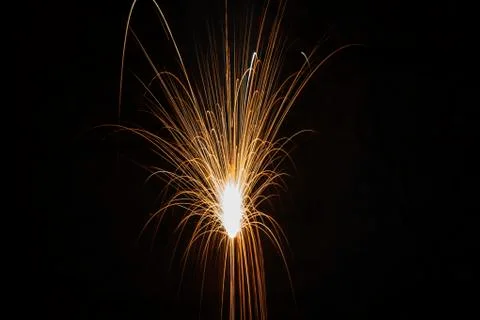 Sparkler macro long exposure Stock Photos