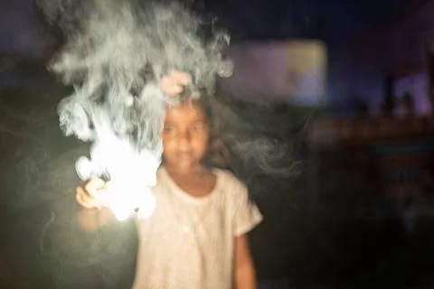 Sparkler Magic Stock Photos