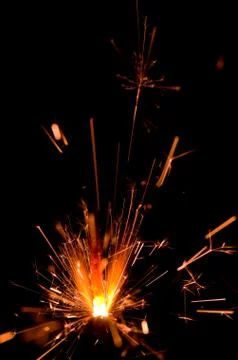 A Sparkler Stock Photos