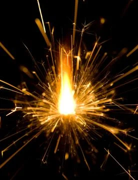 A Sparkler Stock Photos