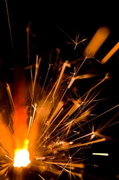 A Sparkler Stock Photos