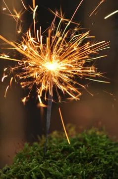 Sparkler Foto stock