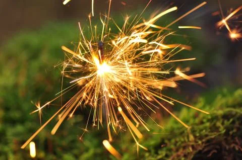 Sparkler Stock Photos