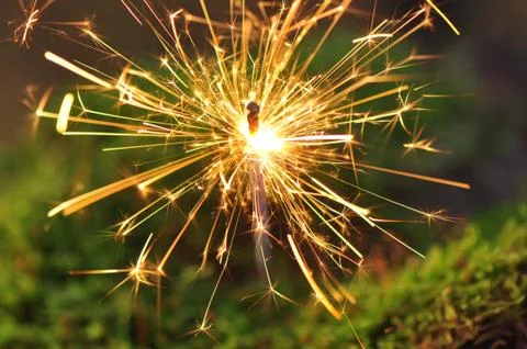 Sparkler Stock Photos