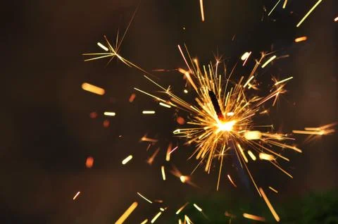Sparkler Stock Photos
