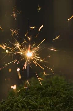 Sparkler Foto stock