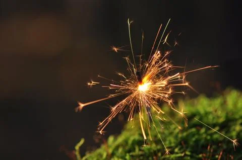 Sparkler Foto stock