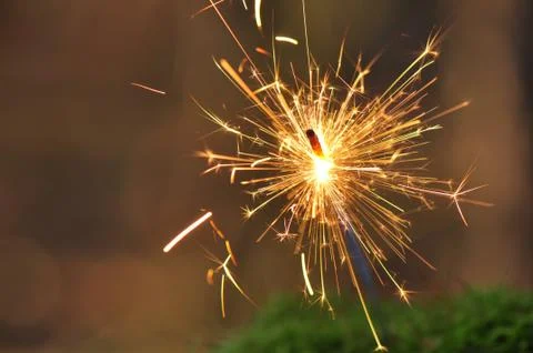 Sparkler Foto stock