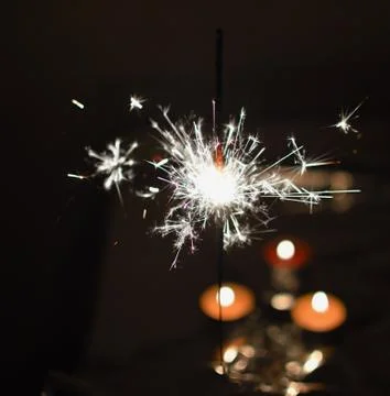 Sparkler Foto stock
