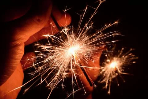 Sparkler Stock Photos