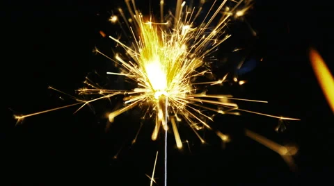 Sparkler - Slow Motion 库存影片 63357554