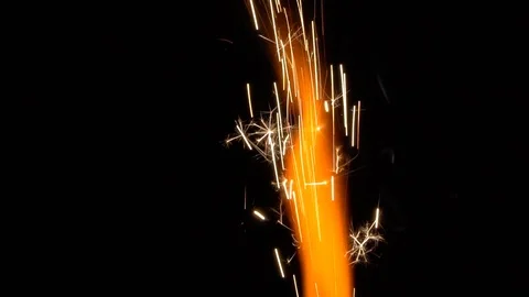 Sparkler in slow motion Video stock 104312003