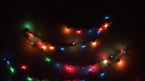 Sparklers on Background of Christmas Tree Stock Footage 58356549