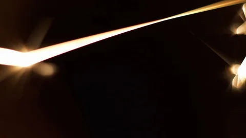 Sparklers on a black background close-up Video stock 124761382