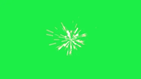 Sparklers Candle Burning Effect Animation Green Screen 스톡 동영상 303112010