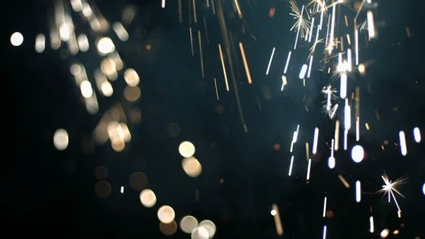 Sparklers Stock Footage 92610020