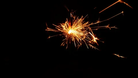 Sparklers Stock Footage 247404646