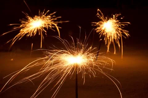 Sparklers Foto stock