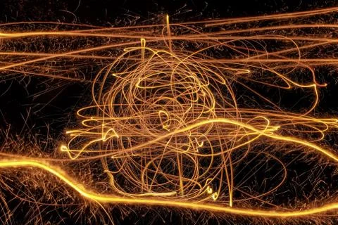 Sparklers Foto stock
