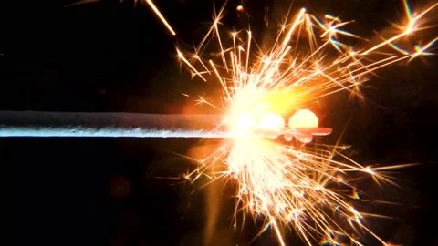 Sparklers vertically 스톡 동영상 178547850