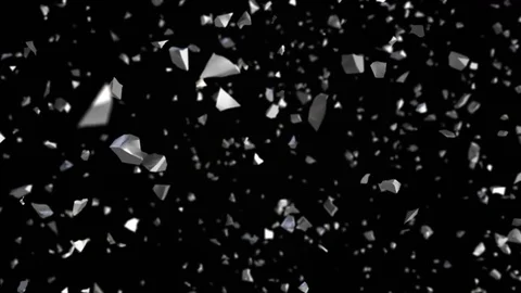 The sparkles on black Stock Footage 74197181