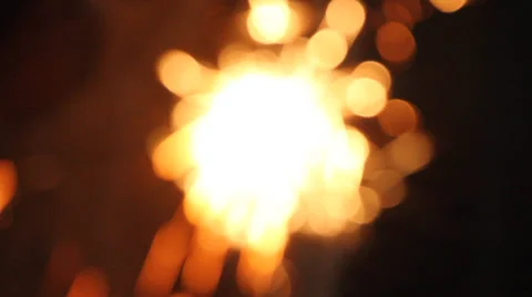 Sparkles blur bokeh Stock Footage 37560341