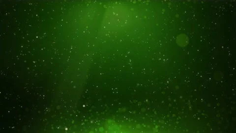 Sparkles in a Green Atmosphere 4K Loop Stock Footage 234083247