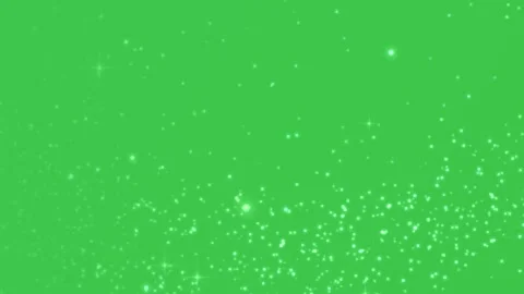 Sparkles Green Screen Chromakey Glint Star Stockbeeldmateriaal 344762718