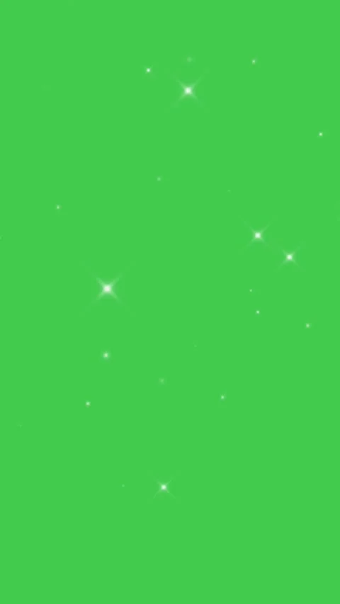 Sparkles Green Screen Chromakey Vertical Glint Star Видео 344762600