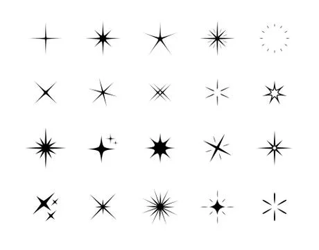 Sparkles Stock Illustration