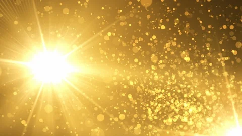 Sparkles light gold background Stock Footage 98755178