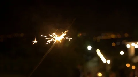Sparkles in party Stock Footage