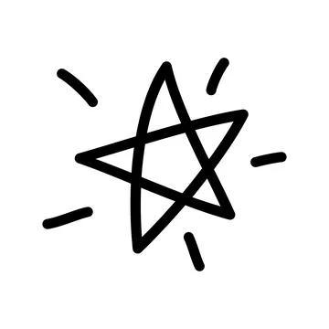 Sparkles star icon image. Vector Illustration. Stock Illustration
