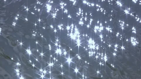 Sparkles on water Stock Footage 10909086