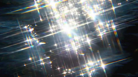 Sparkles on the water Video stock 35155729