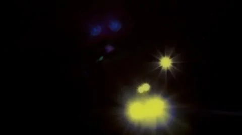 Sparklies 02 yellow Stock Footage 8802702