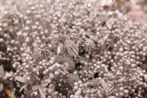 Sparkling abstract gray-blue background with bokeh effect Stock Photos