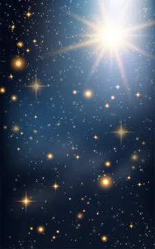 Sparkling background with bokeh and sparkles. Holiday glowing silver lights.. イラスト素材